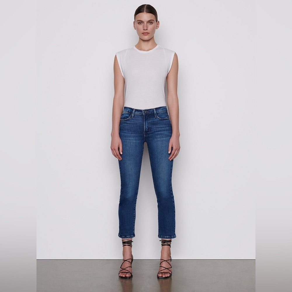 Frame Denim Multicolor Botanical Tie-Waist Wide-Leg Pants